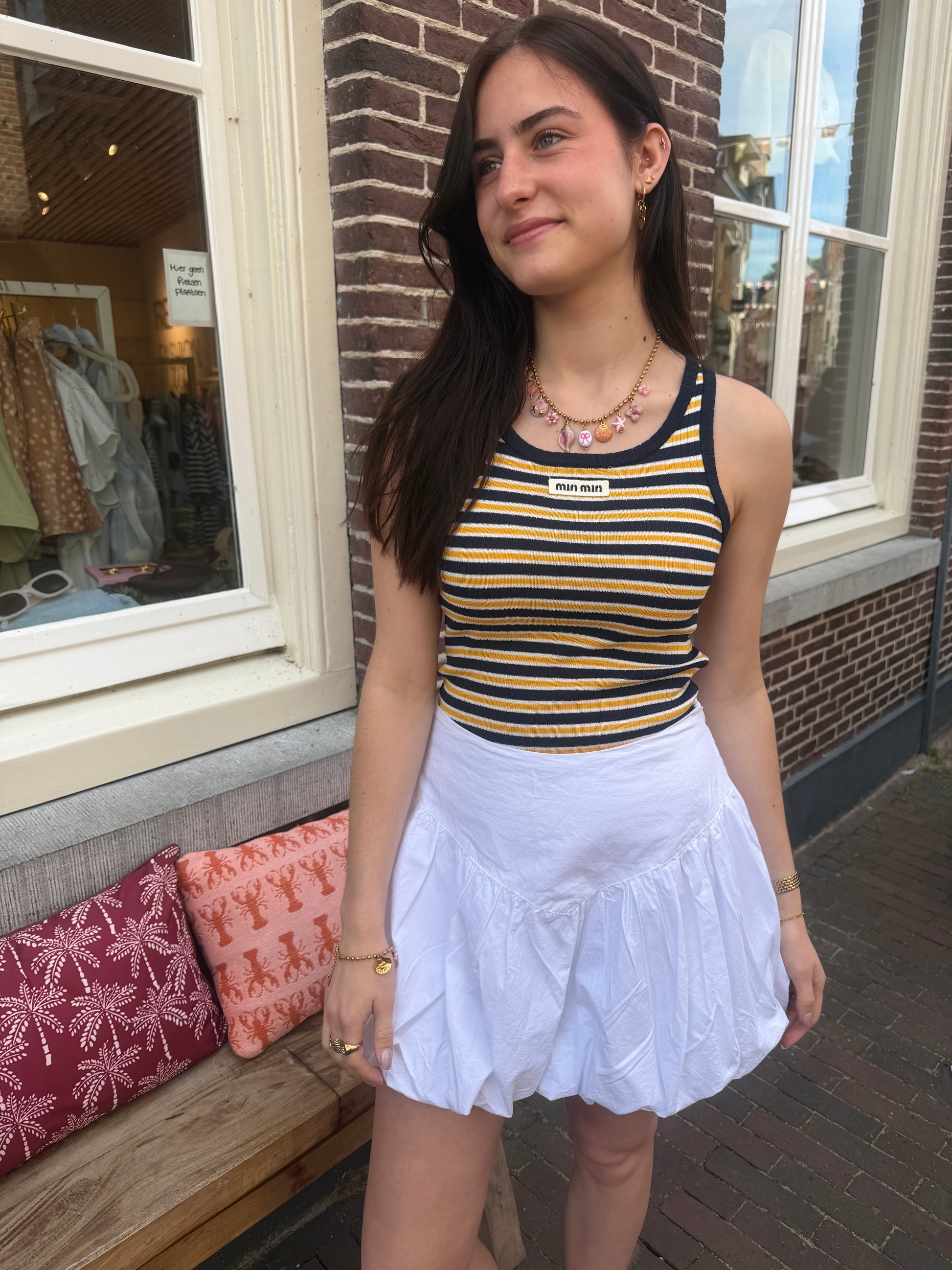 Top Min Yellow voor dames