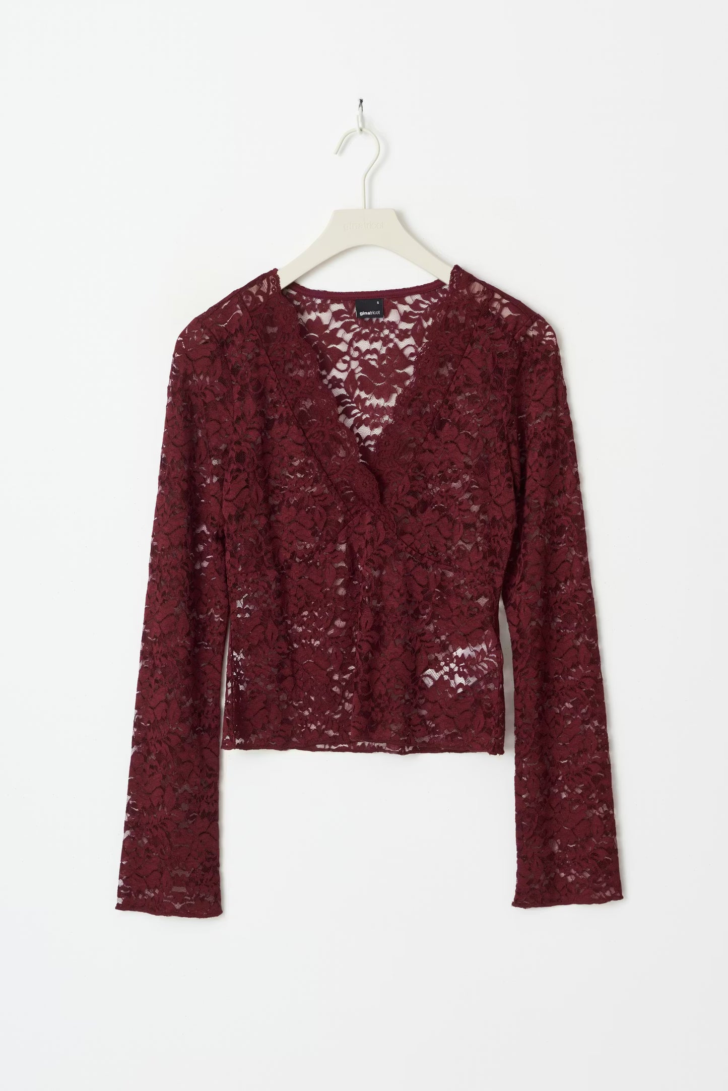 Top Lace Bordeaux voor dames