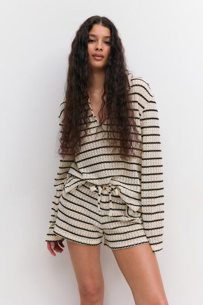 Top Crochet Offwhite voor dames