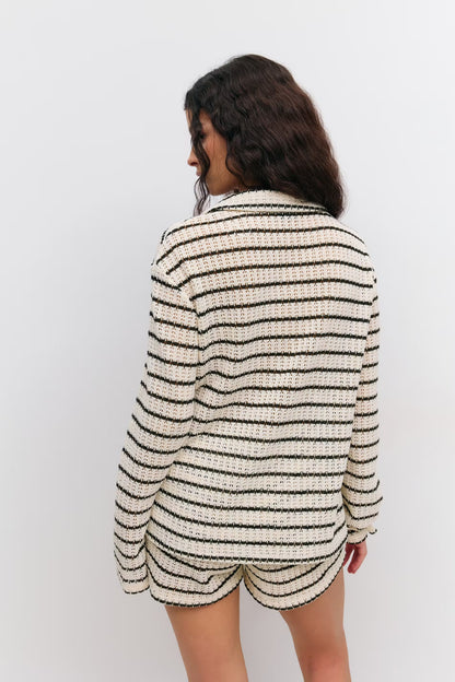 Top Crochet Offwhite voor dames