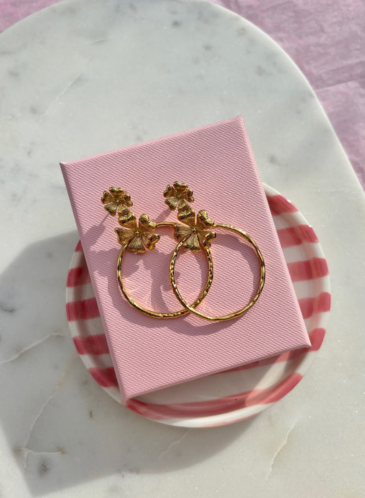 Earring Golden Flow voor dames