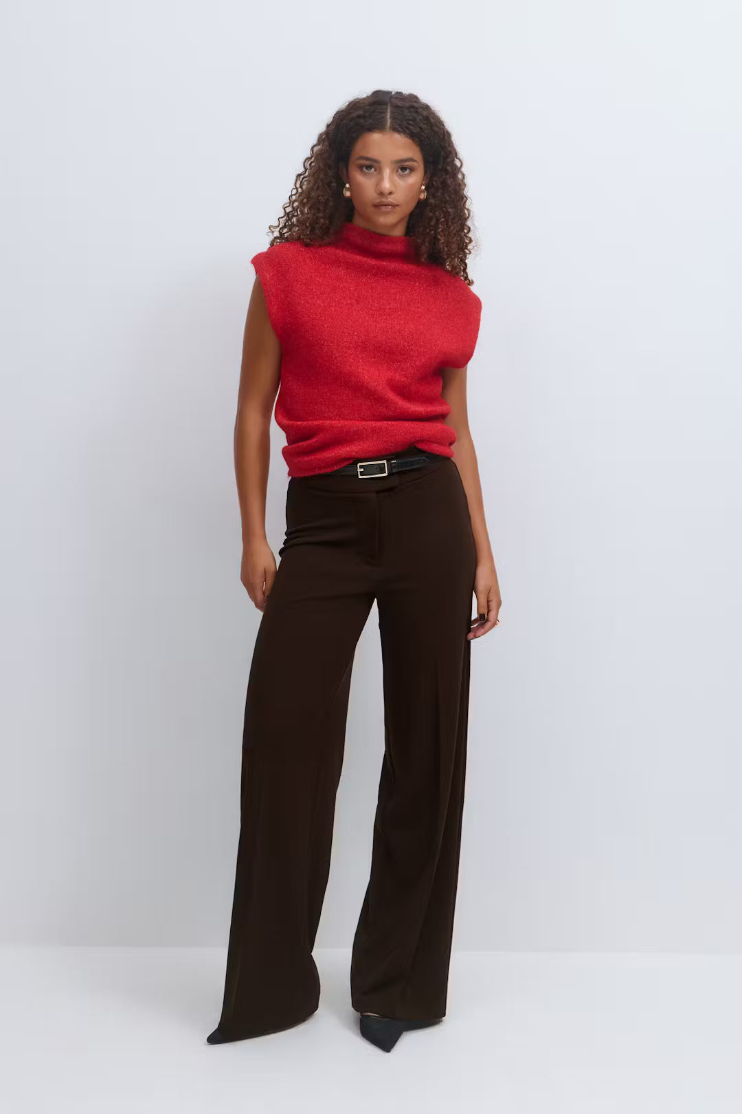 Broek Jersey Bruin voor dames