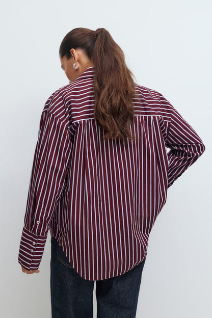 Blouse Zoey Burgundy voor dames