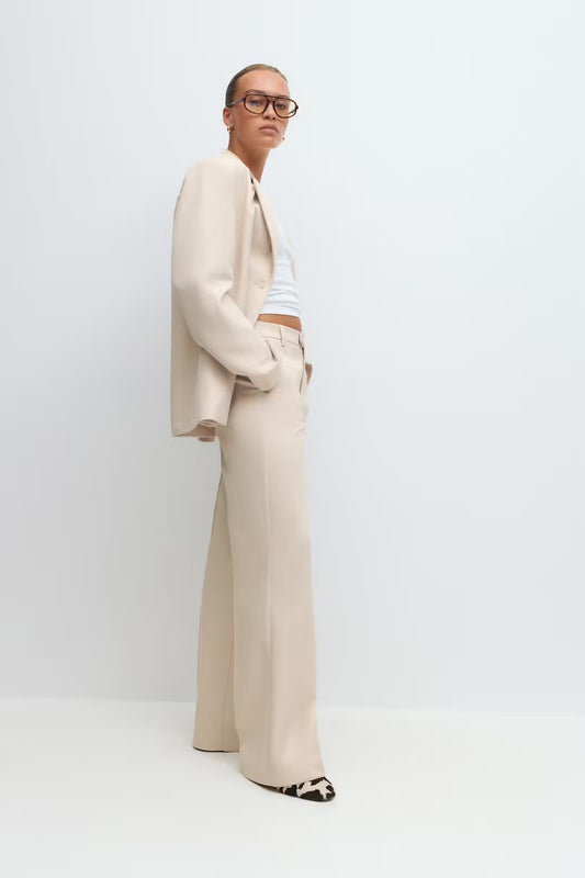 Broek Twill Beige voor dames