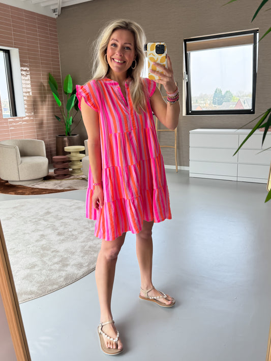 Jurk Edina Roze voor dames