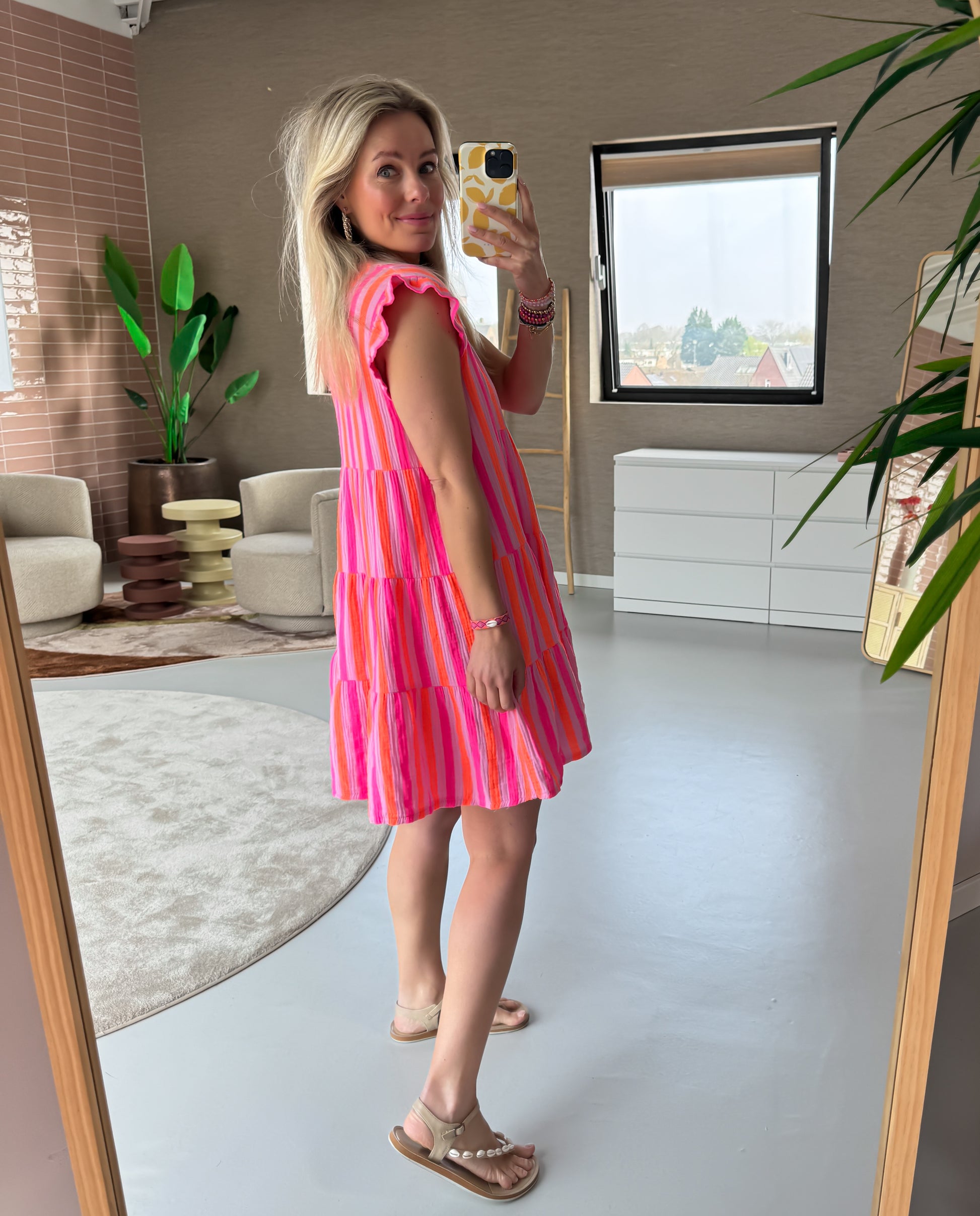 Jurk Edina Roze voor dames