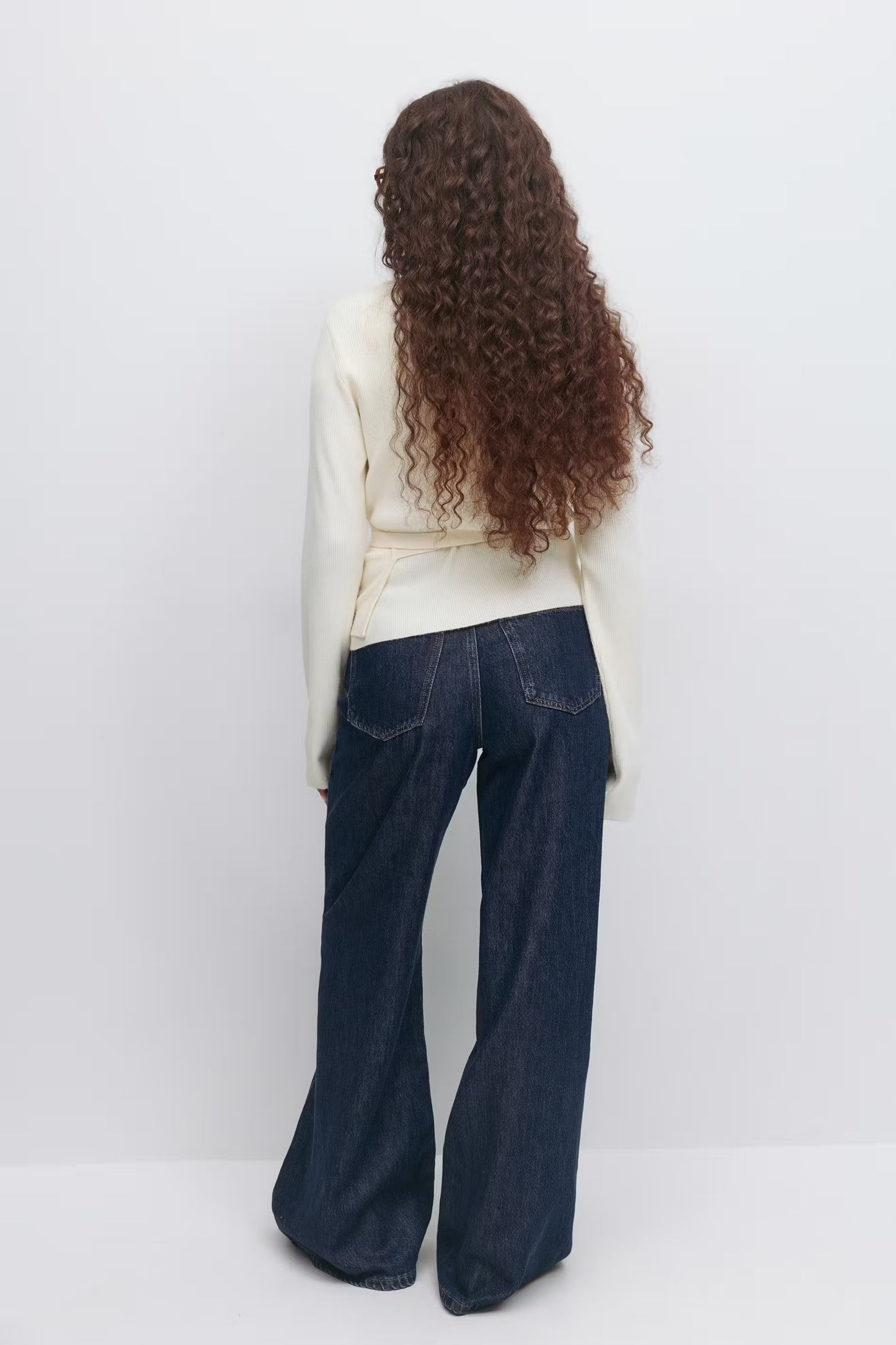 Jeans Palazzo Blauw voor dames