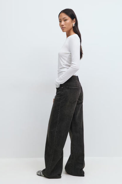 Jeans Fleur Grijs voor dames