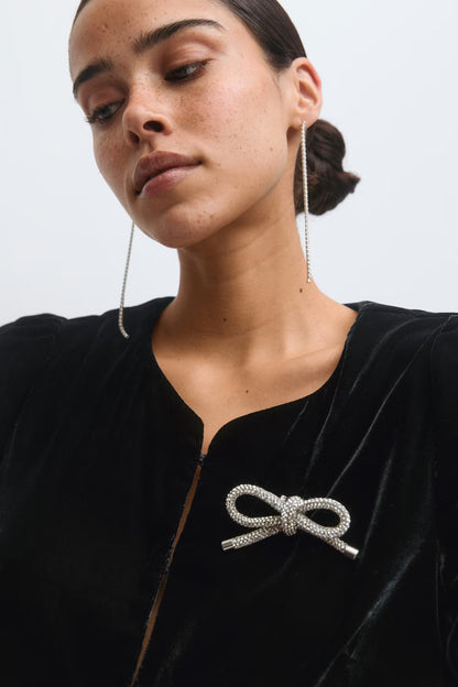 Top Velvet Zwart voor dames