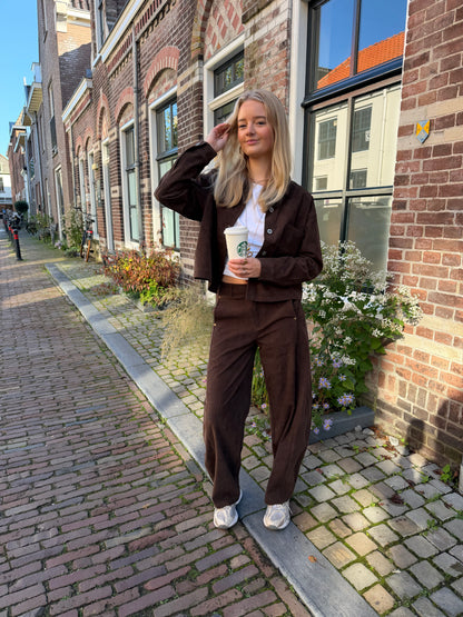 Blouse Solene Brown voor dames