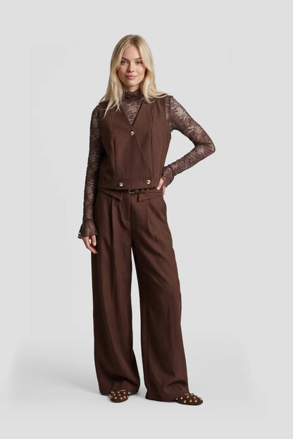 Gilet Neva Mocha Brown voor dames