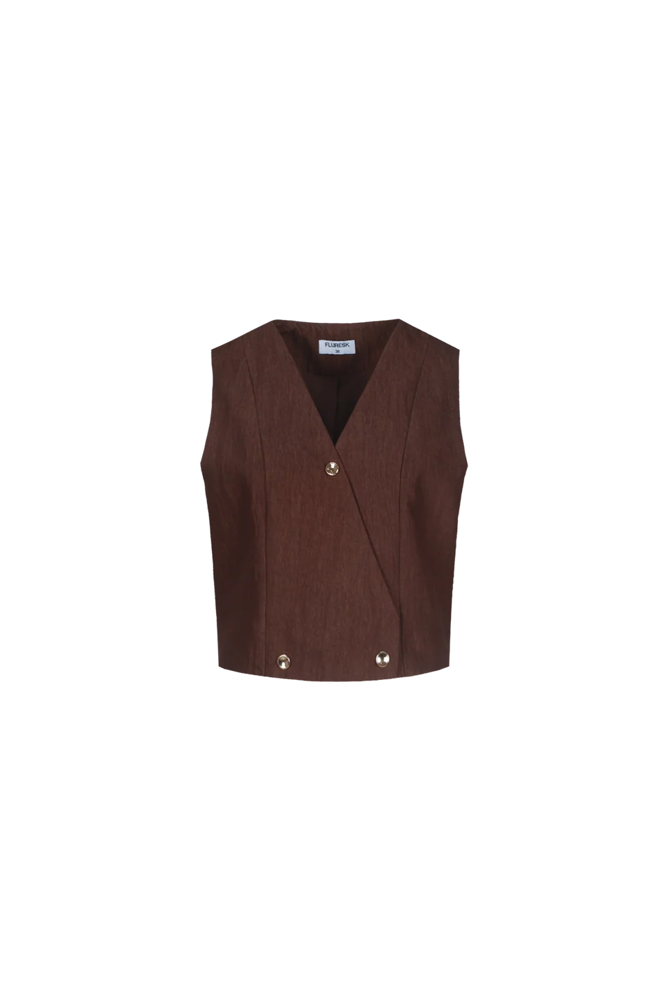 Gilet Neva Mocha Brown voor dames