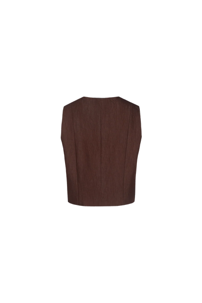 Gilet Neva Mocha Brown