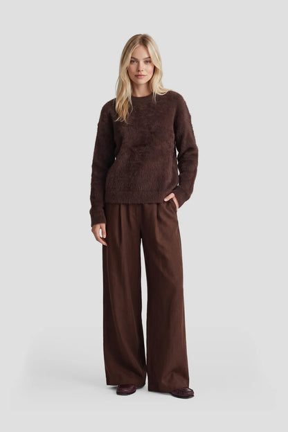 Knit Islene Chocolate Brown voor dames
