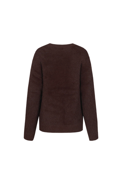 Knit Islene Chocolate Brown voor dames