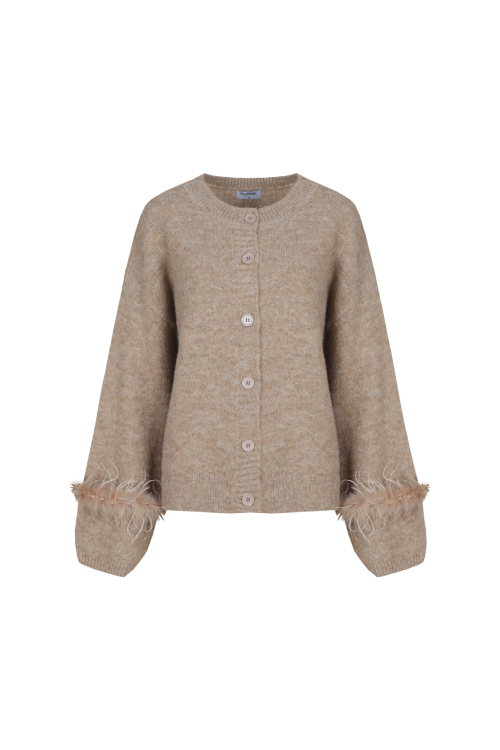 Cardigan Solis Light Camel voor dames