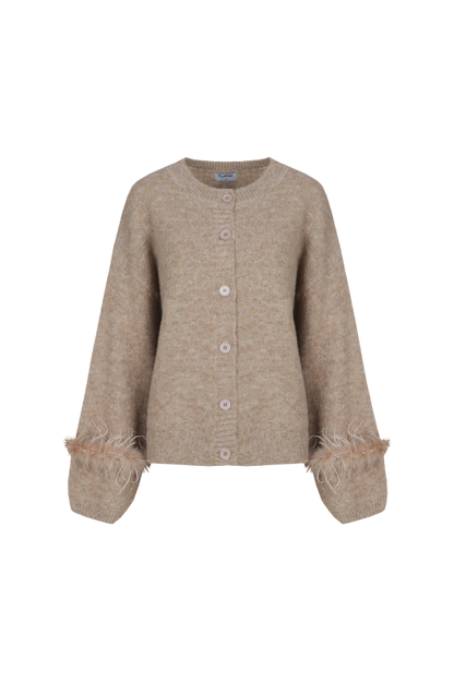 Cardigan Solis Light Camel voor dames