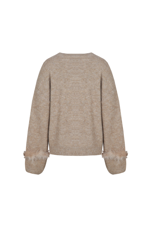 Cardigan Solis Light Camel voor dames