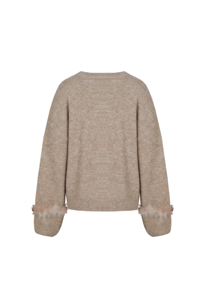 Cardigan Solis Light Camel voor dames