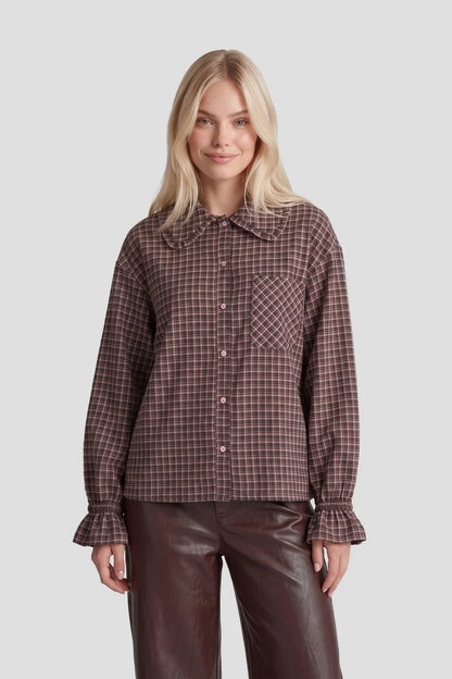 Blouse Nura Mocha Brown voor dames