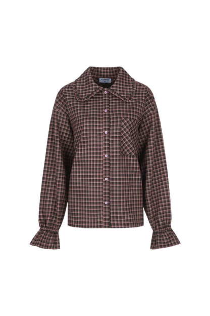 Blouse Nura Mocha Brown voor dames