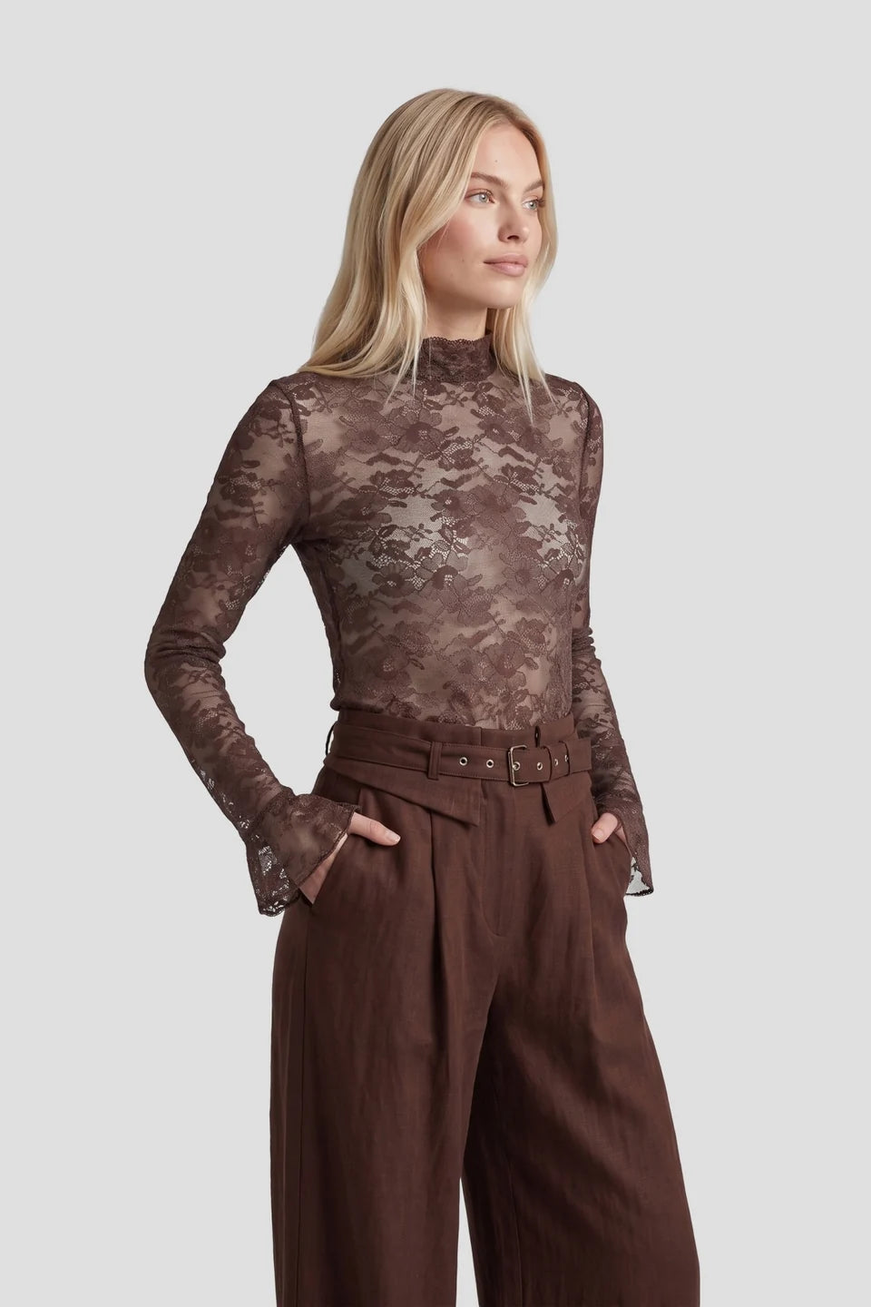 Pants Zumra Mocha Brown voor dames