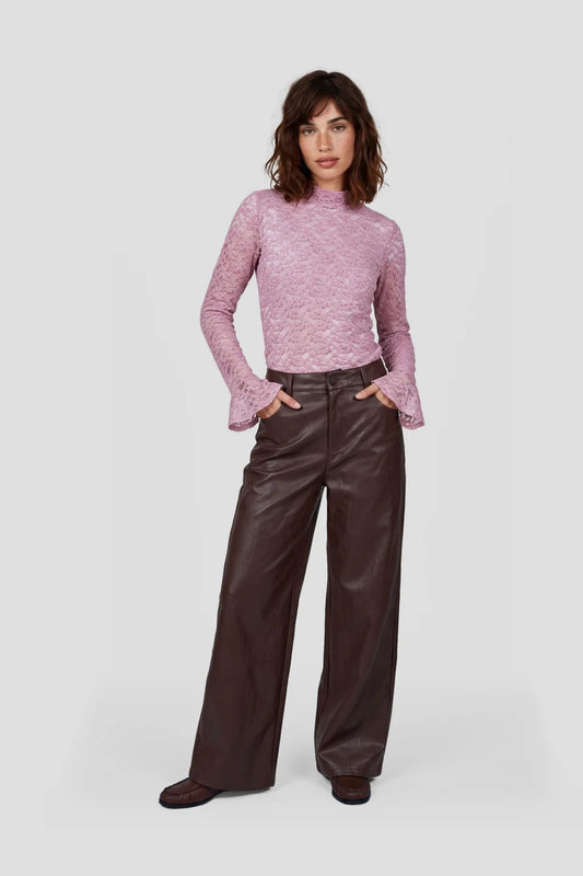 Pants Roza Dusky Bordeaux voor dames