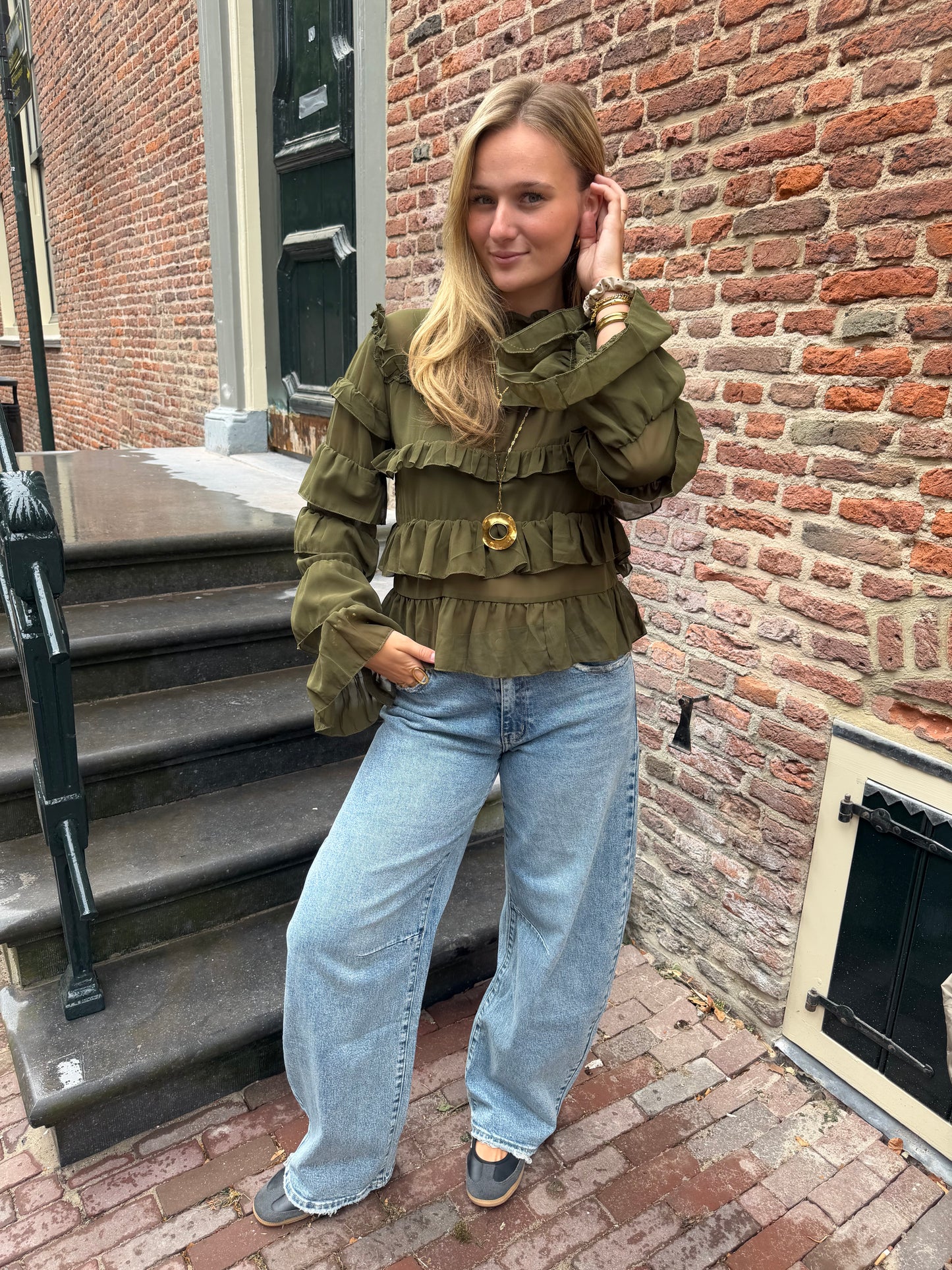 Jeans Balloon Vintage Blue voor dames