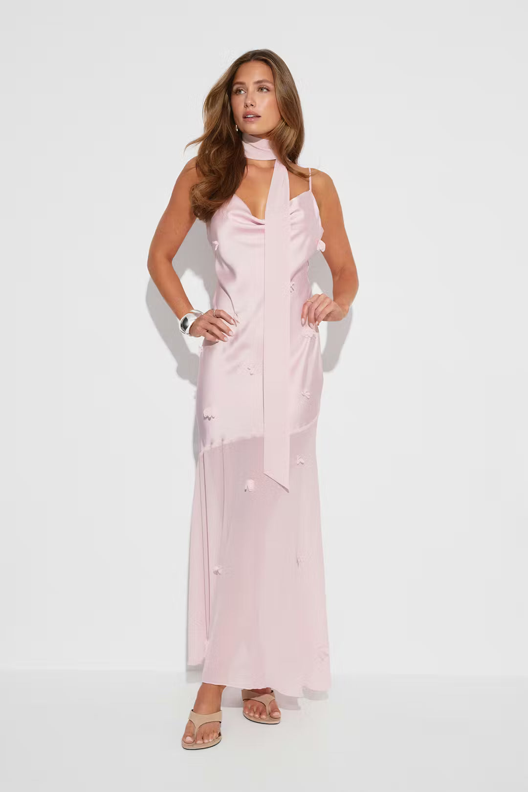 Dress Satin Pink voor dames