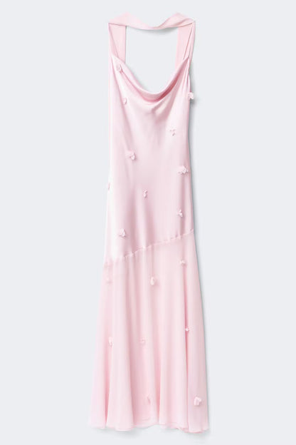 Dress Satin Pink voor dames