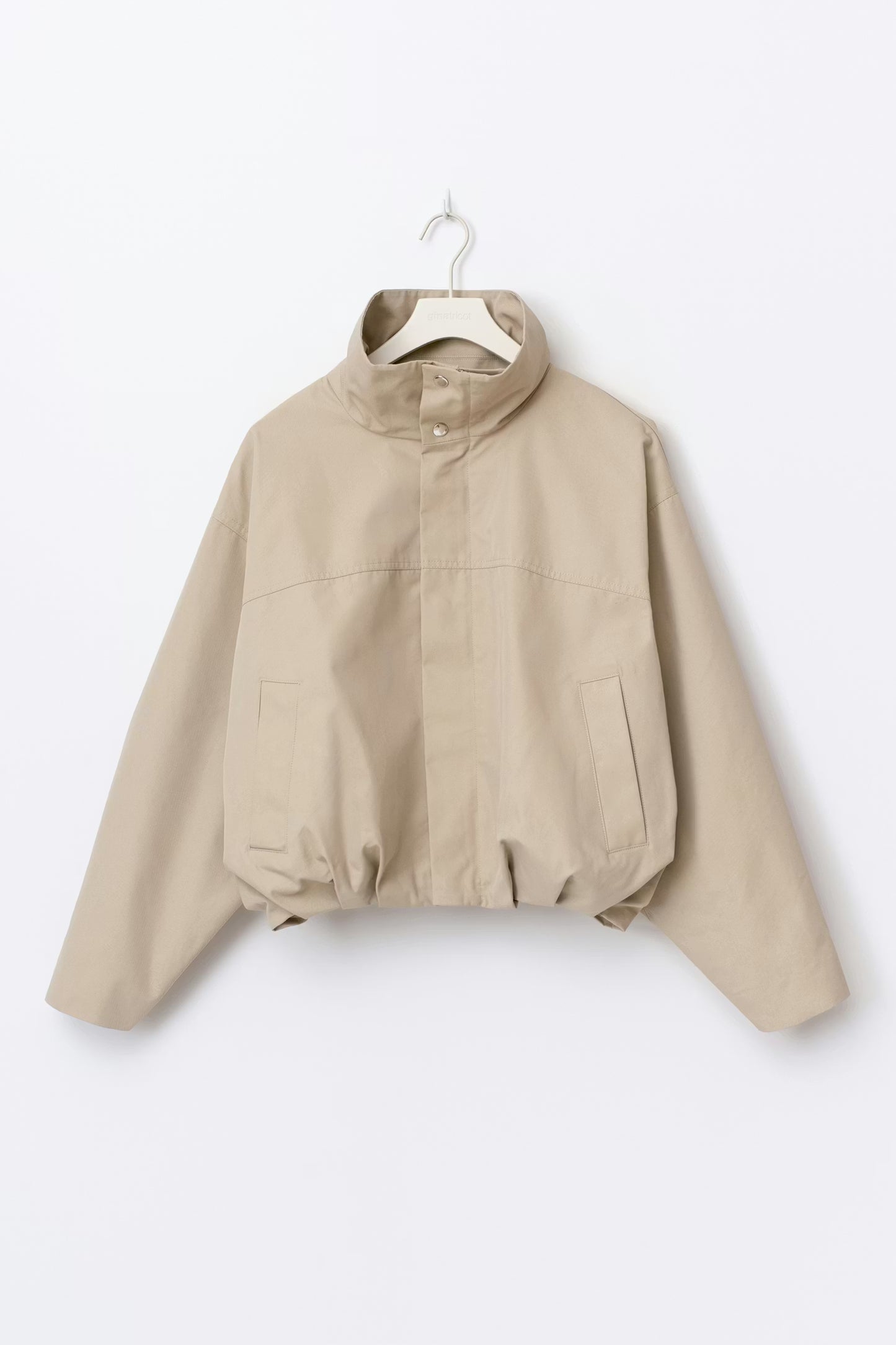 Jacket High Neck Beige voor dames