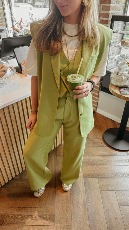 Pants Puck Matcha voor dames
