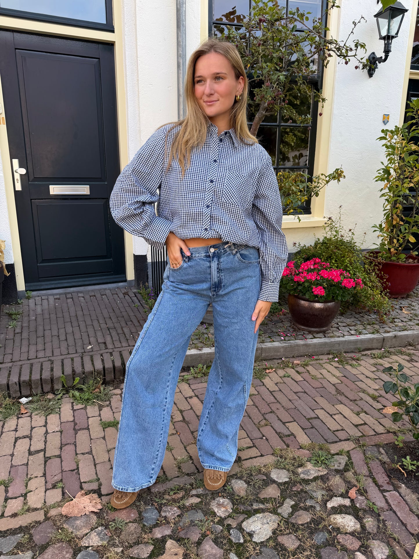 Jeans Alba Wide Leg Blue voor dames