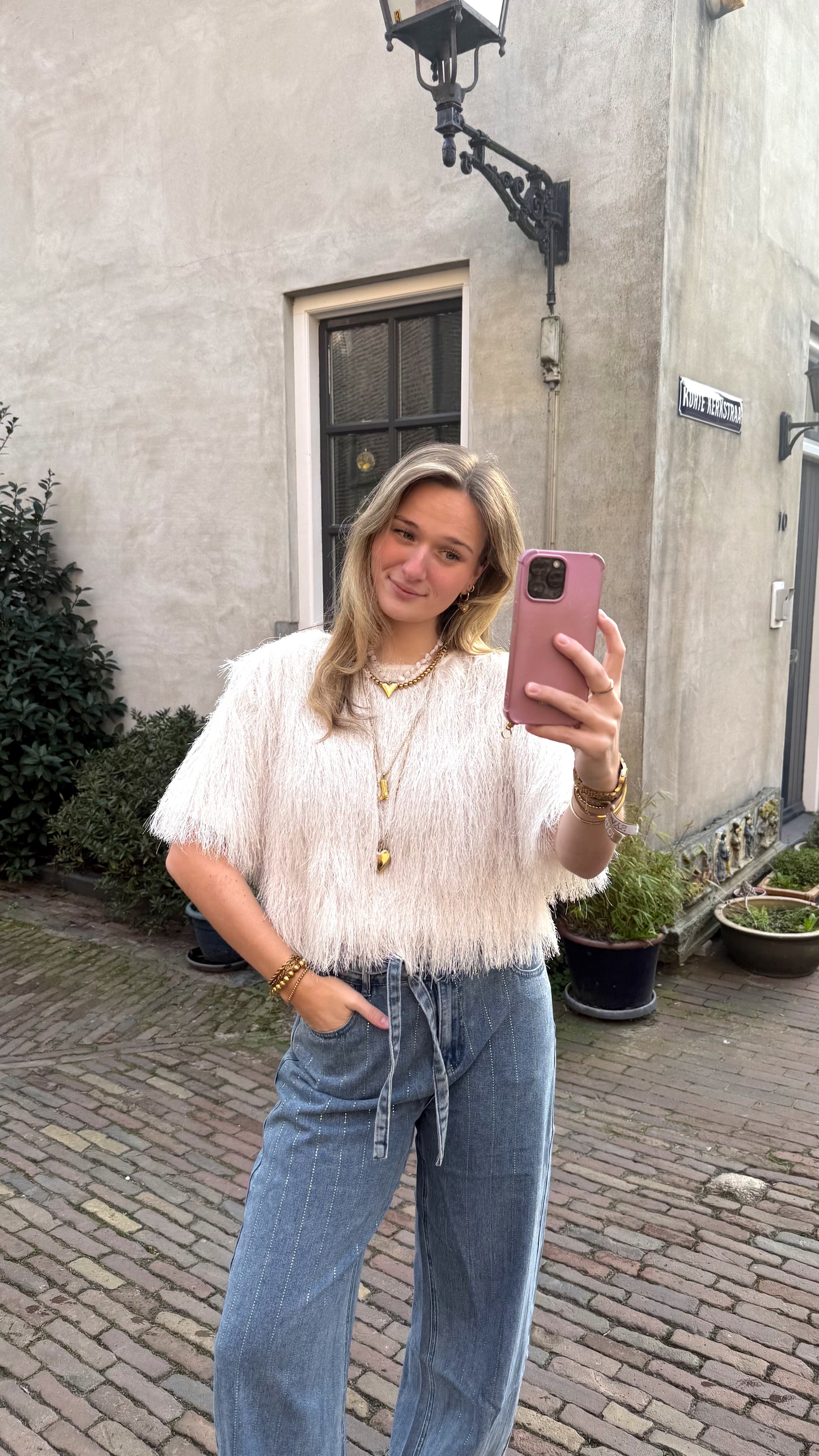 Blouse Fayenna White voor dames