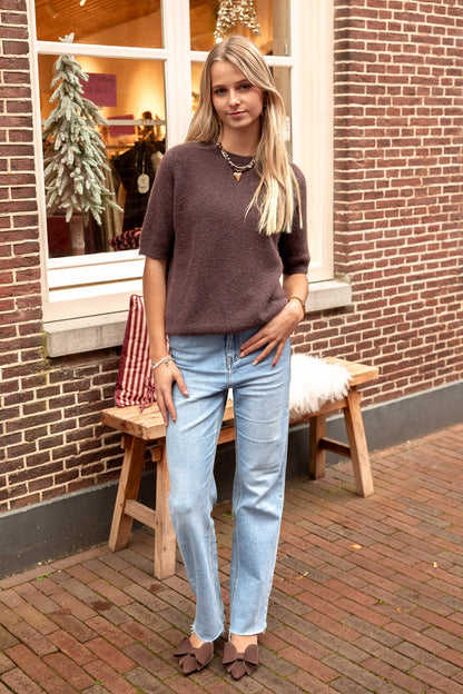 Trui Mels Bruin voor dames