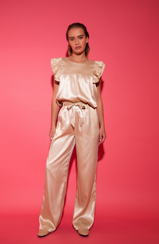 Pants Carmen Beige voor dames