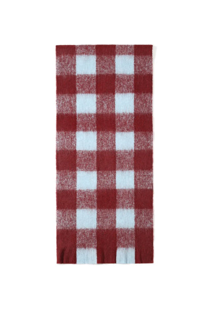 Scarf Check Blue Red voor dames