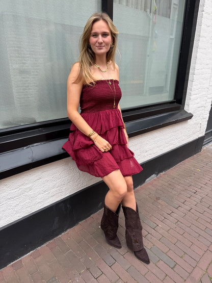 Boots Elani Overlay Brown voor dames