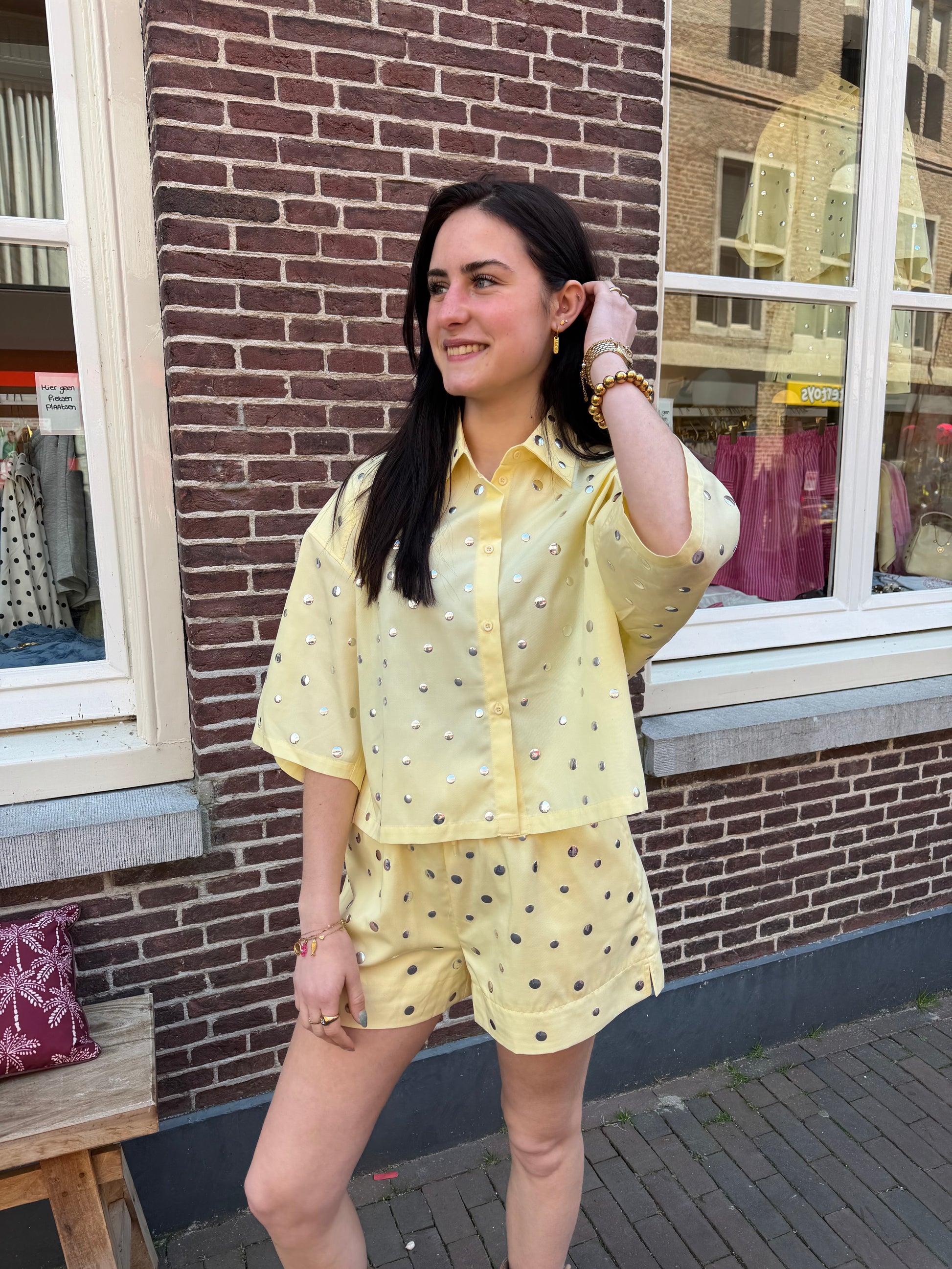 Blouse Mara Yellow voor dames