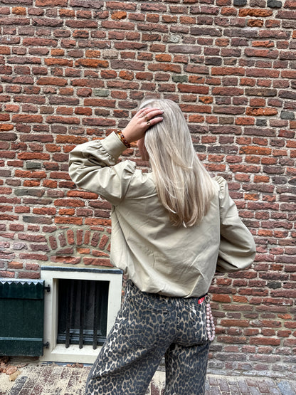 Jacket Nova High Neck Beige voor dames