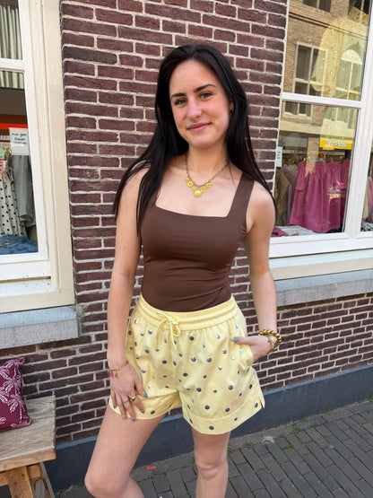 Short Niv Yellow voor dames
