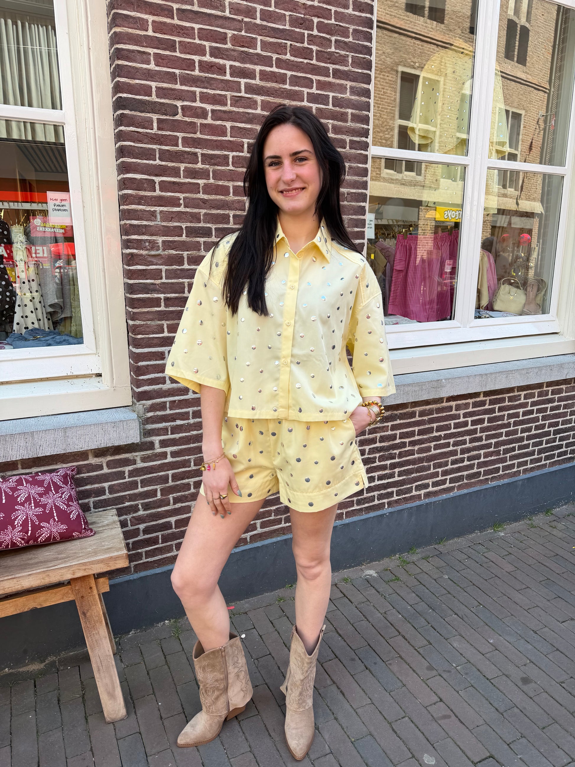 Blouse Mara Yellow voor dames