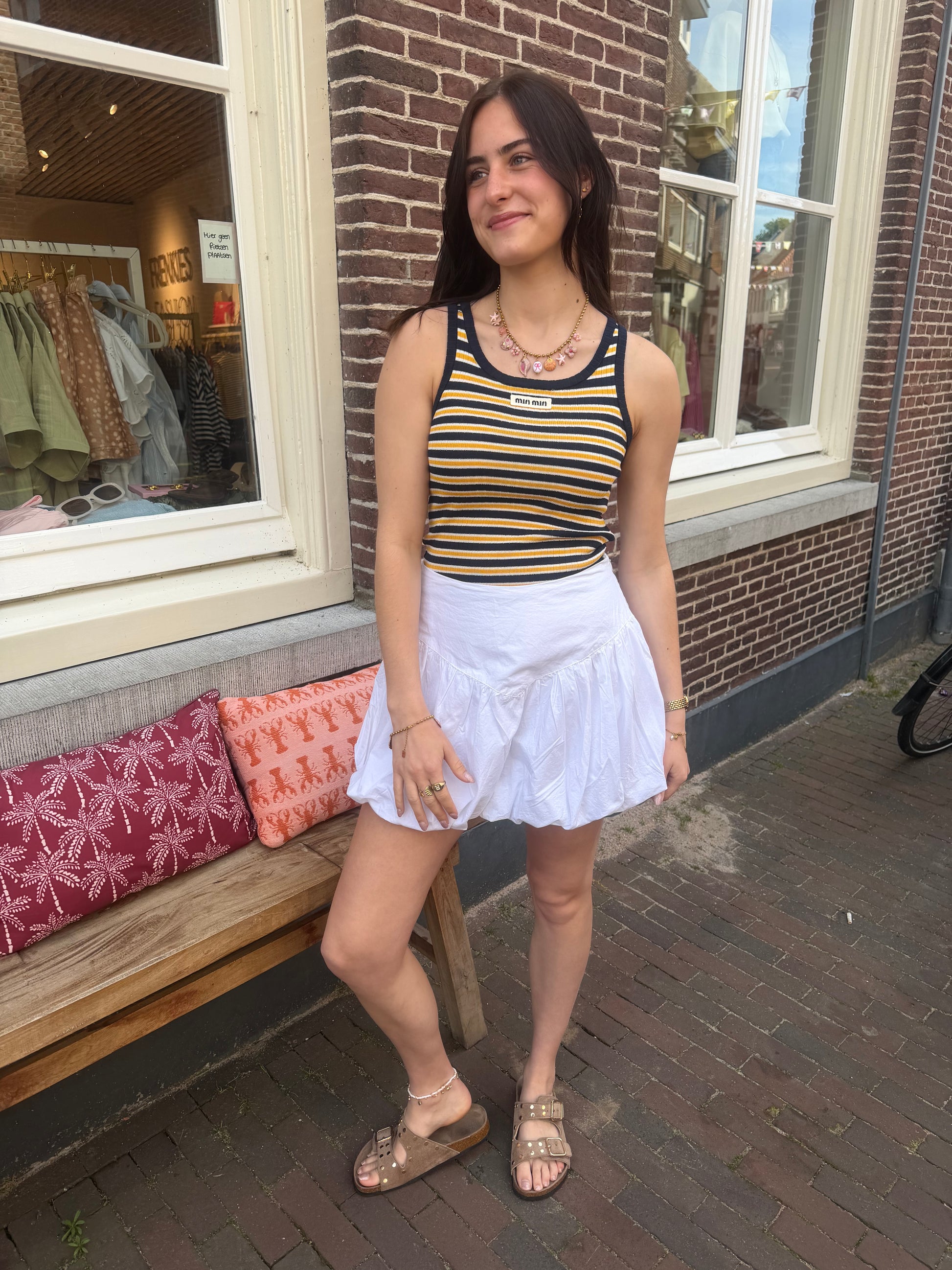 Top Min Yellow voor dames
