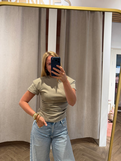 Top Karlijn Beige voor dames
