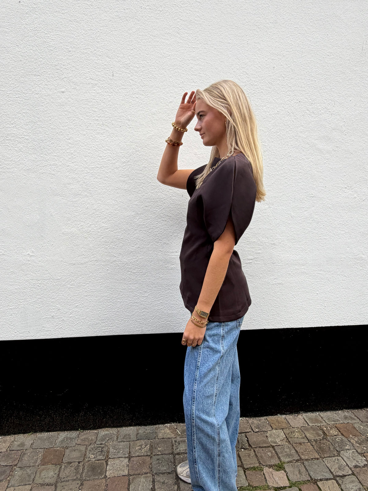 Top Hanna Brown voor dames