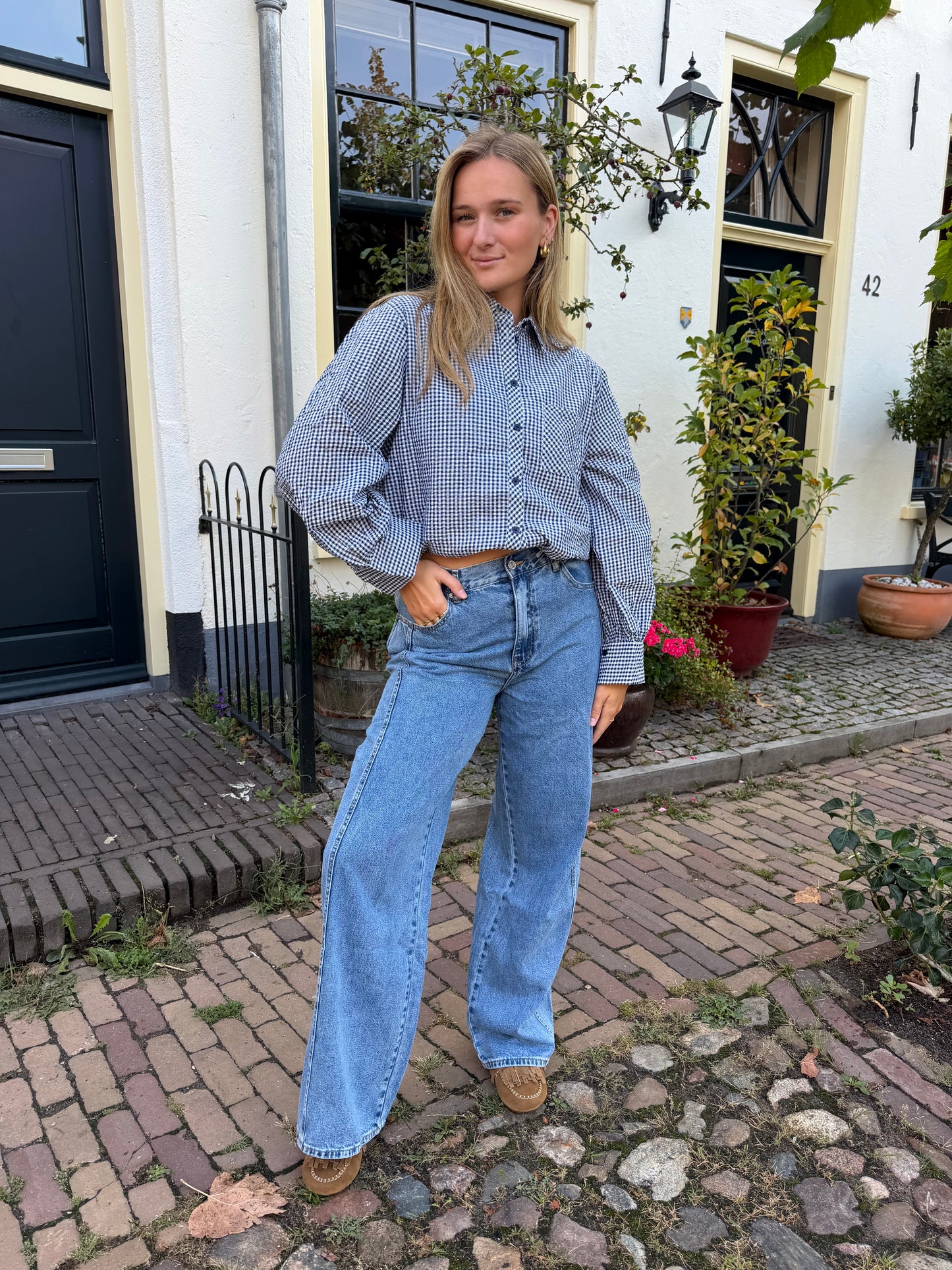 Jeans Alba Wide Leg Blue