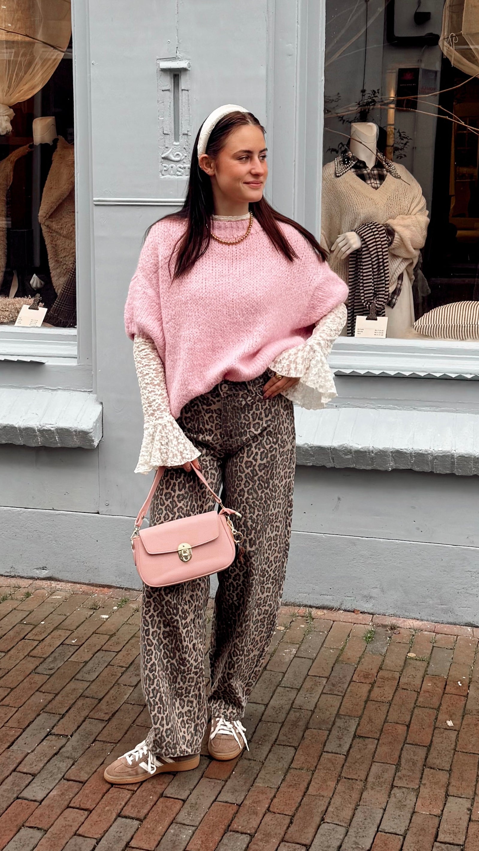Jeans Balloon Leopard voor dames