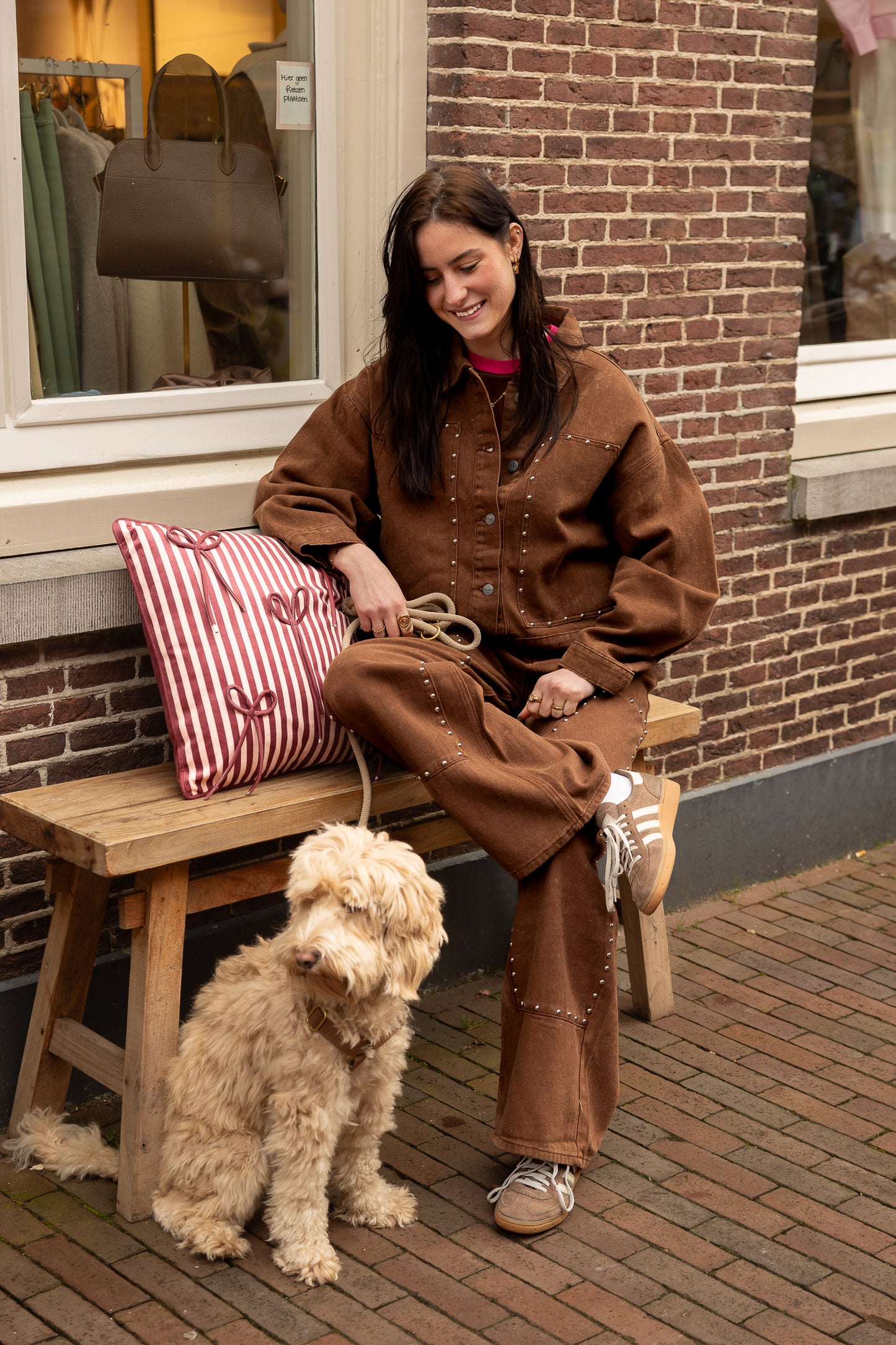 Jeans Payton Bruin voor dames
