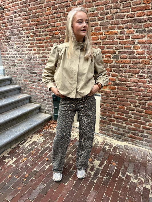 Jeans Daisy Leopard Brown voor dames