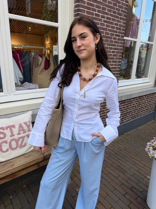 Blouse Marion White voor dames